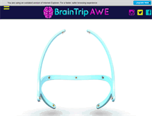 Tablet Screenshot of braintrip.net